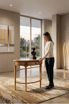 Console tafel console tafels meubels houten console telefoon bijzettafel Italiaans