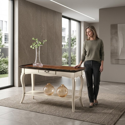 Console nachtkastje slaapkamer bijzettafel modern design meubels hout wit nieuw