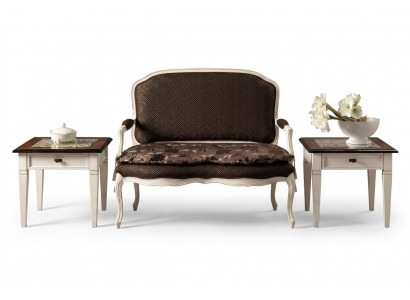 Sofa Bank Ontwerp Bank Bekleding Stof Modern Tweezits Stoel 2-zits