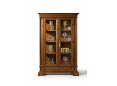 Woonkamer dressoir glazen kast vitrine eetkamer dressoir houten kasten meubels
