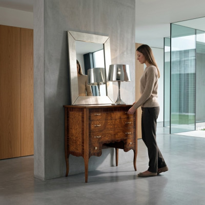 Ladenkast Hout Italiaanse Stijl Meubels Luxe Laden Stijl Barok Antieke Stijl Nieuw
