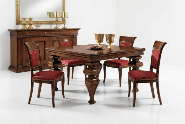 Eettafel Designmeubelen Inrichting Tafels Massief houten tafel Nieuw Luxe Italiaans