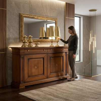 Ladekast Woonkamer Ladekast Houten dressoir Kast Kasten Massief Nieuw