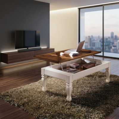 Luxe woonkamertafel Salontafel Houten tafel Design tafels Italiaanse meubels nieuw