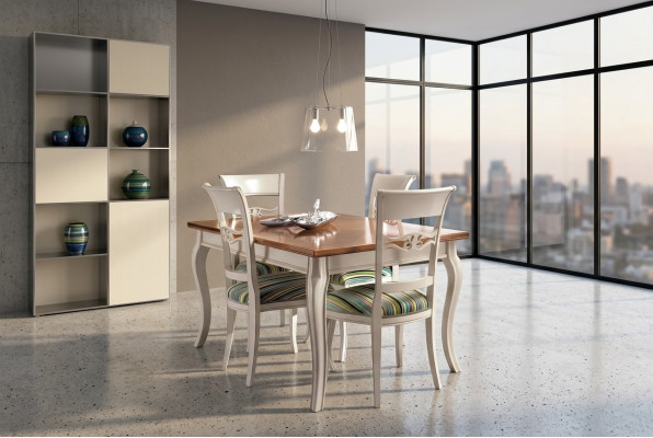 Tafel meubels eettafel natuurlijk hout retro stijl eetkamer woonkamer eettafels tafels