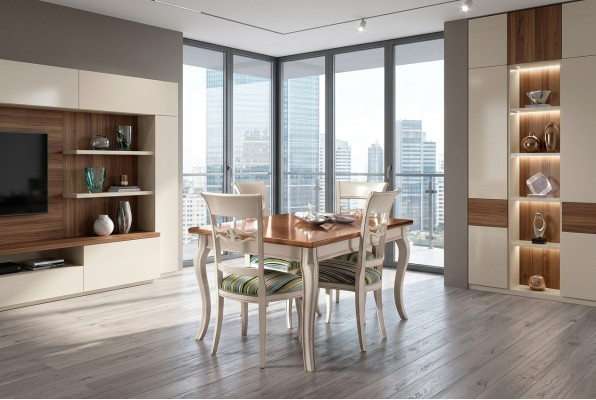 Eettafel + 4x stoelen Stoel Eetkamerset Eetgroep Modern Tafel Tafels Set