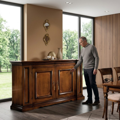 Laden Dressoir Sideboard Bruin Sideboards Massief Houten Kast Meubels Laden