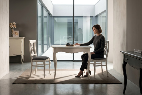 Eettafel Antieke Stijl Massief Houten Meubelen Italiaanse Eettafels Tafel Houten Tafels