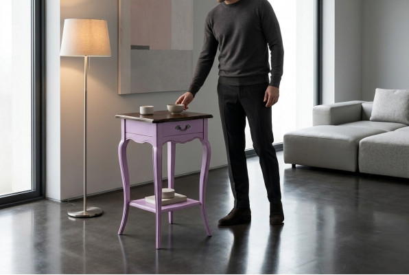 Klassieke nachtkastconsole bijzettafel slaapkamer houten tafels consoles nieuw