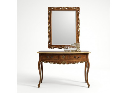 Console dressoir wandtafel Klassieke consoles console tafel met spiegel Luxe