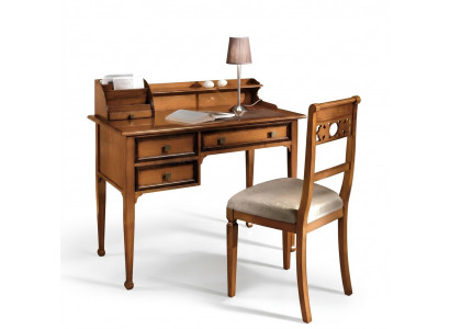 Secretaris bureau Italiaanse stijl meubelen inrichting massief houten bureau table