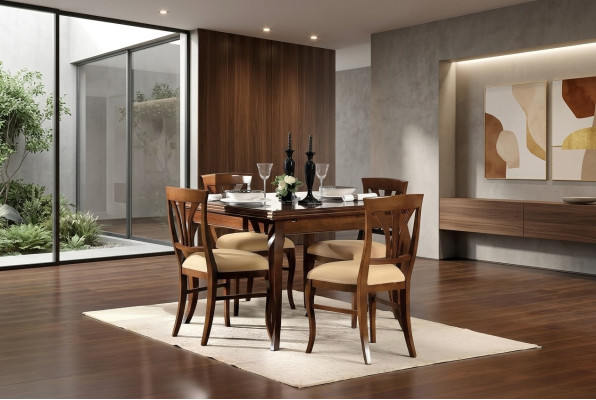 Eettafel Antieke stijl Massief houten meubels Italiaanse eettafels Tafel Hout Tafels