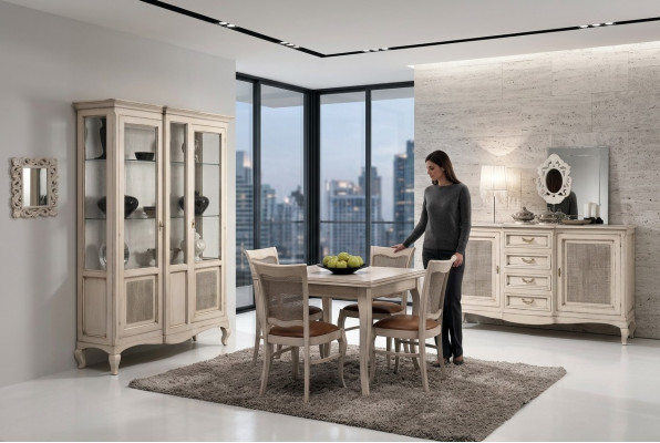 Houten vitrines glazen kast massief houten dressoir vitrine woonkamer meubels massief.