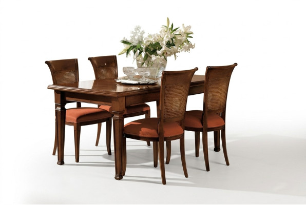 Luxe Italiaanse eettafelontwerp meubels inrichting tafels massief houten tafel nieuw