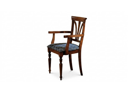 Eetkamerstoelen Luxe fauteuil Stoel Hout Bruin Armstoel Woonkamermeubilair Nieuw
