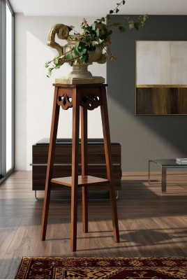 Bloemenstandaard Bloemstandaard Vaasstandaard Massief echt houten bloempotstandaard