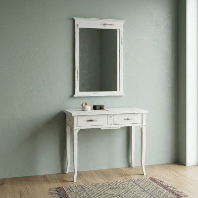 Tafels consoles tafel zij-slaapkamer hout spiegel + console tafel dressoirs