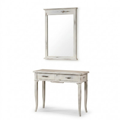 Tafels consoles tafel zij-slaapkamer hout spiegel + console tafel dressoirs