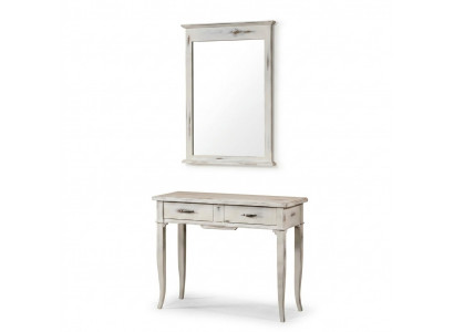 Tafels consoles tafel zij-slaapkamer hout spiegel + console tafel dressoirs