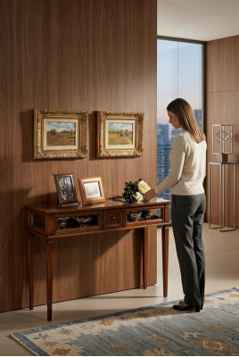 Kaptafel ontwerper houten tafel console kaptafels make-uptafels meubels