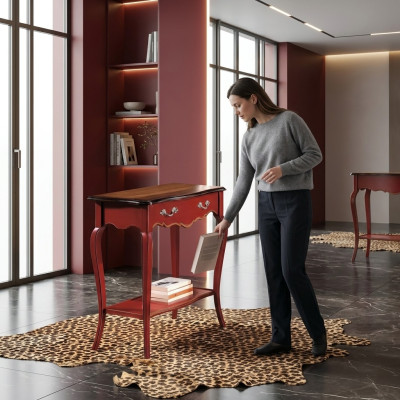 Console tafel Telefoon tafel Bijzettafel Bloementafel Tafel Hout Tafels