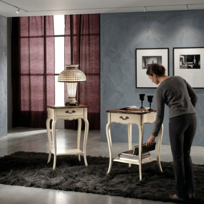 Telefoontafel Bijzettafel Console tafel Bloementafel Tafel Hout Meubels Nieuw