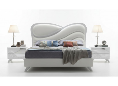 Bedden Stoffering Ontwerp Luxe Dubbele Hotelbedden Slaapkamer Bedframes Hout