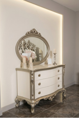 Luxe dressoir meubels dressoir commodes dressoir met spiegel 2-delige set Nieuw.