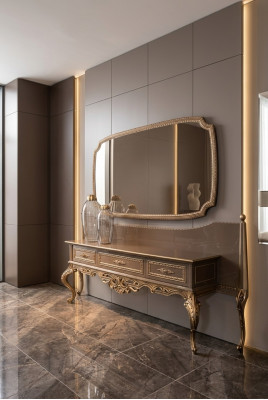 Luxe consoletafels met spiegel, luxueus dressoir, commode, dressoir tafel
