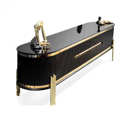 Sideboard Luxe Kast Plank Hout Dressoir Kasten Woonkamer Modern Designer