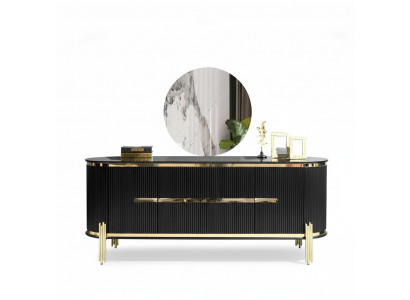 Sideboard Luxe Kast Plank Hout Dressoir Kasten Woonkamer Modern Designer