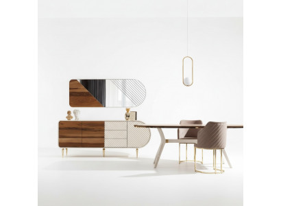 Inrichtingsgroep Luxe Tafel + 2 Stoelen Set 3-delig. Eettafel set Eetkamer
