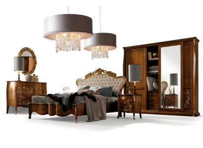 Slaapkamer set Hotel Design Luxe bed Nachtkastje Commode 6-delig