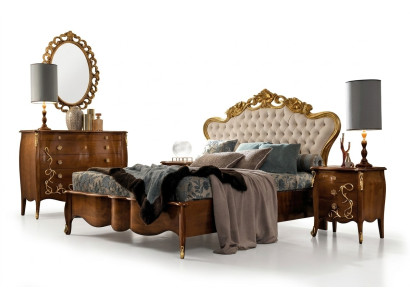 Beddengoed Bed Luxe Klassieke Slaapkamer Hotelbed Barok Meubels Hout