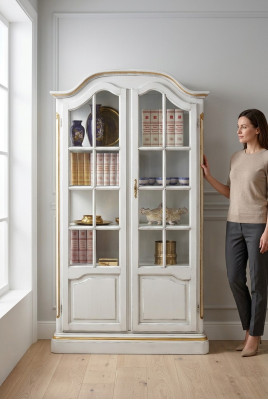 Dressoir vitrines massief hout woonkamer buffet Dressoir Vaccari cav giovanni