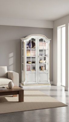 Dressoir vitrines massief hout woonkamer buffet Dressoir Vaccari cav giovanni