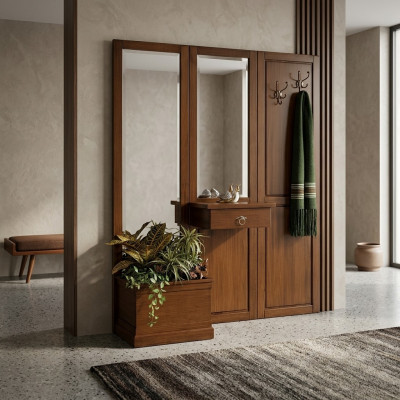 Kast Kapstok Plank Kast Kleding Meubels Kasten Kapstokken Dressoir Hout