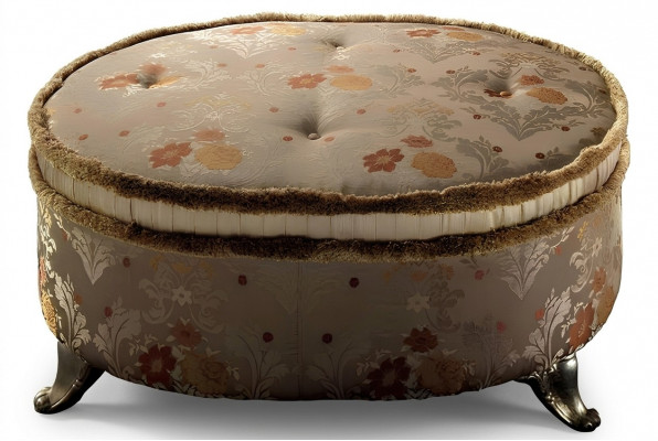 Ovaal Tafel Chesterfield Gestoffeerde Kruk Voetenbank Ottomaanse Bank Bijzettafel Rond