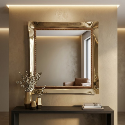 Klassieke spiegel wandspiegel echt houten frame luxe nieuw barok arredoclassic