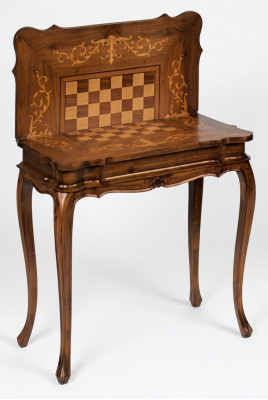 Speeltafel Schaak Schaken Tafel Hout Tafels Het spel Meubelen Antiek Stijl Nieuw