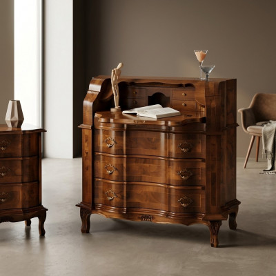 Ladenkast Hout Italiaanse luxe stijl meubels Ladenkasten Barok Antieke stijl Nieuw