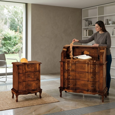 Nachtkastje Luxe Hout Nachtkastjes Tafel Consoles Nacht Modern Stijl Console Nieuw
