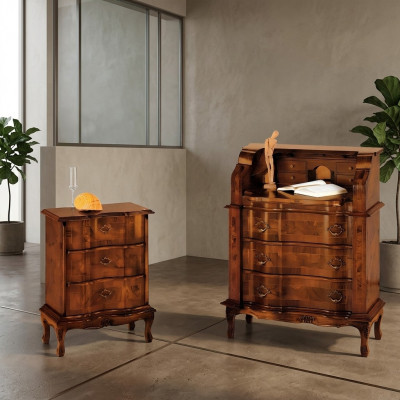 Nachtkastje Luxe Hout Nachtkastjes Tafel Consoles Nacht Modern Stijl Console Nieuw