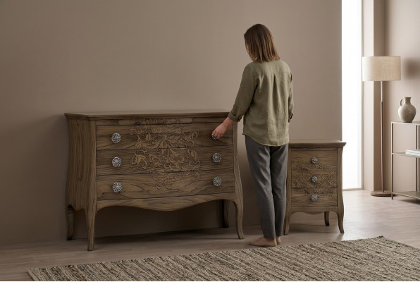 Nachtkastje Nachtkastje Bijzettafel Commode Nachtkastje Kast Barok