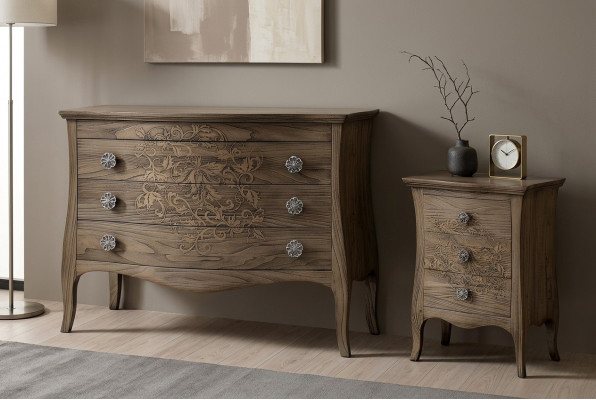 Nachtkastje Nachtkastje Bijzettafel Commode Nachtkastje Kast Barok