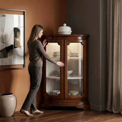 Vitrine laden Vitrine laden Kasten Glas Design Kast Barok Rococo