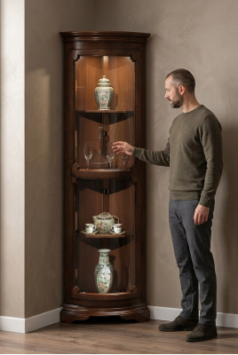 Eck Vitrine Kommoden Vitrinen Kommoden Schränke Glas Designer Schrank Barock  Hoek vitrine laden vitrines laden kasten glasontwerper kast barok