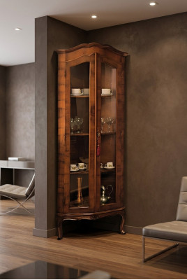 Vitrine kast Klassieke hoekvitrines Woonkamer Woonkamer Kasten Dressoir