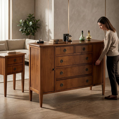 Italiaanse commode dressoir kast kapstok sideboard meubels plank console