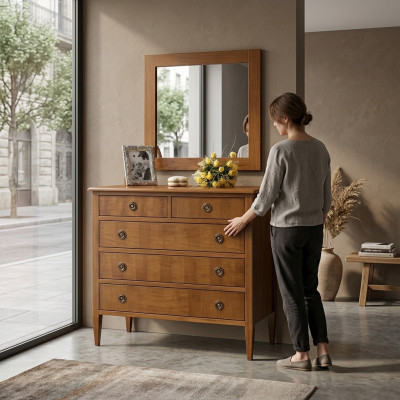 Kommode houten kast dressoir meubels dressoir kast klassiek nieuw